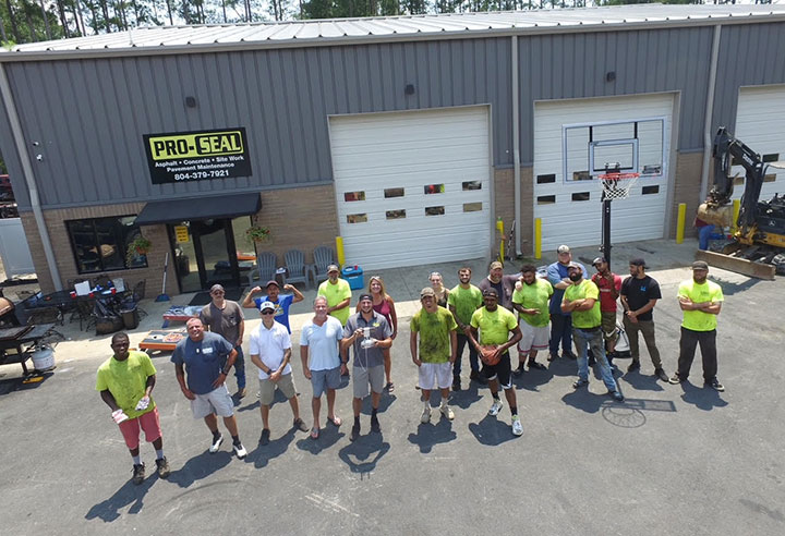 Pro-Seal & Paving Team in Richmond, VA